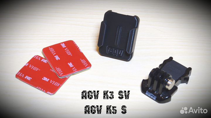 Крепление камеры GoPro на Мотошлем AGV K3 SV, K5 S