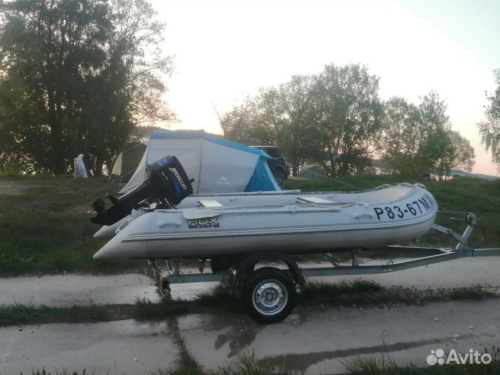 Лодка + прицеп + Mercury ME 25M + HDX F2,6 BMS