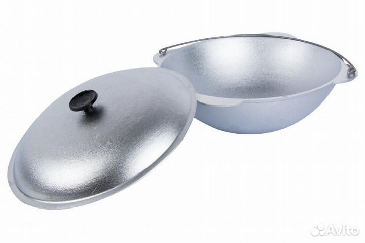 Казан татарский с крышкой 12 л (бктд12к)