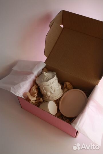 Подарочный набор свечей ручной работы