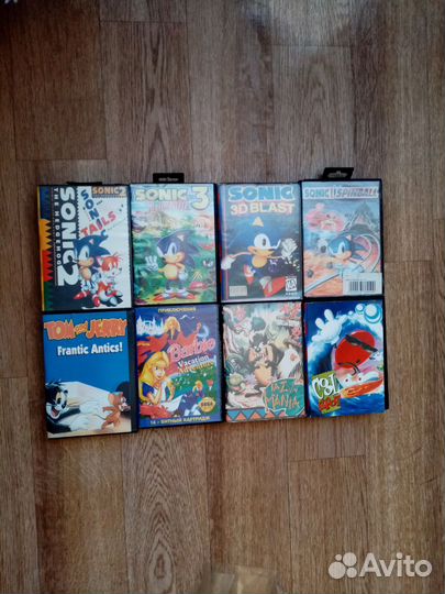 Картриджи для sega mega drive 2