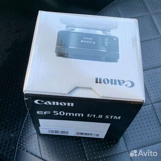 Объектив canon 50mm 1 8 stm