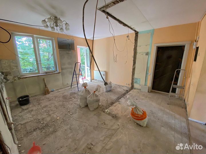 Демонтажые работы и вывоз мусора