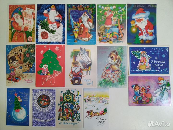 Открытки с Новым годом СССР