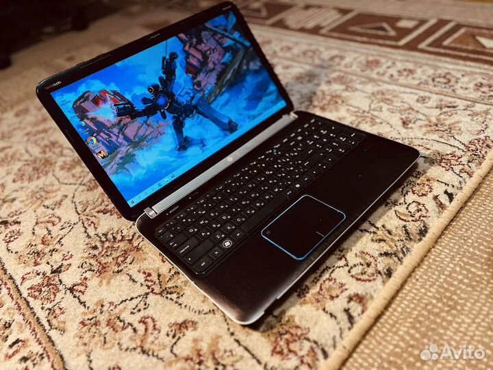 Мощный Ноутбук Hp 4ядра/10гб/120ssd/2 видюхи