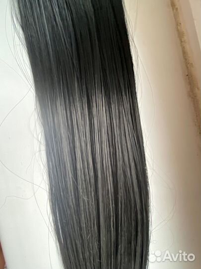 Волосы на заколках