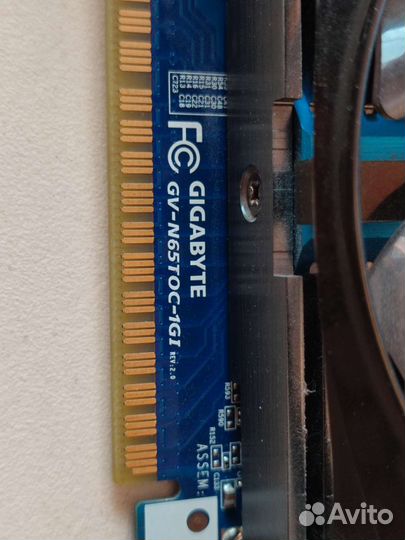 Видеокарта nvidia GeForce GTX 650 Ti GPU