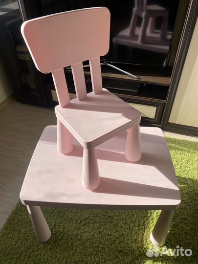 Детский столик и стульчик IKEA маммут