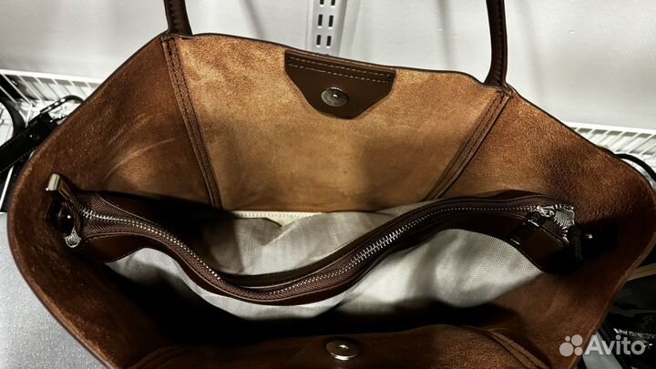 Сумка женская кожаная коричневая
