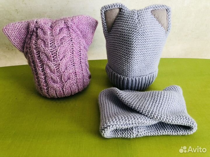 Шапки зимние варежки reima