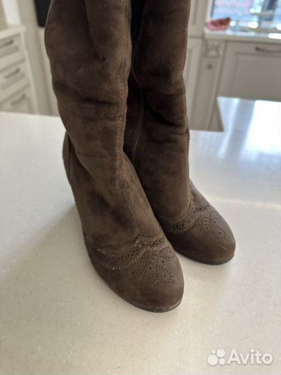 Сапоги замшевые39/40