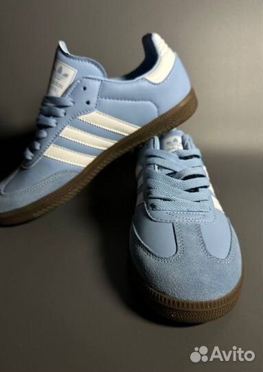 Кроссовки Adidas Samba Blue Premium