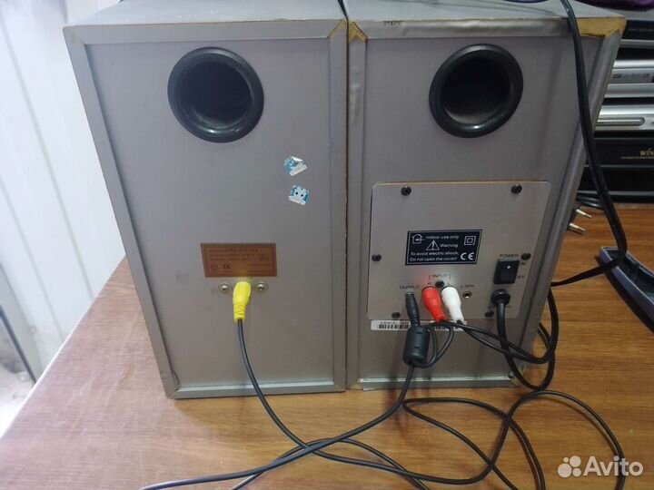 Активные акустические колонки Б/у.Рабочие
