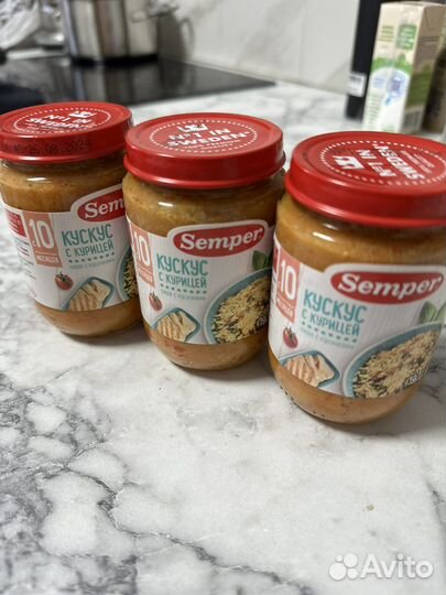 Детское питание semper кускус