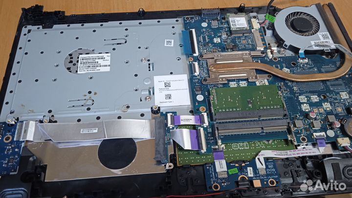 Ноутбук HP pavilion 15-ac3ur в разборе