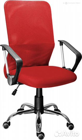 Кресло офисное (с колесами для паркета) мг-21 рс90