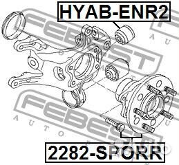 2282sporr Ступица задняя