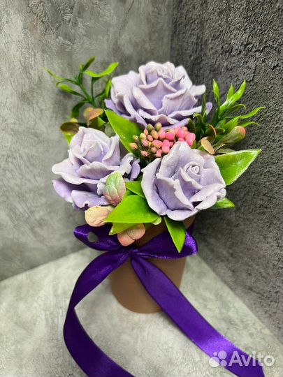 Мыло ручной работы «Букеты из мыла»