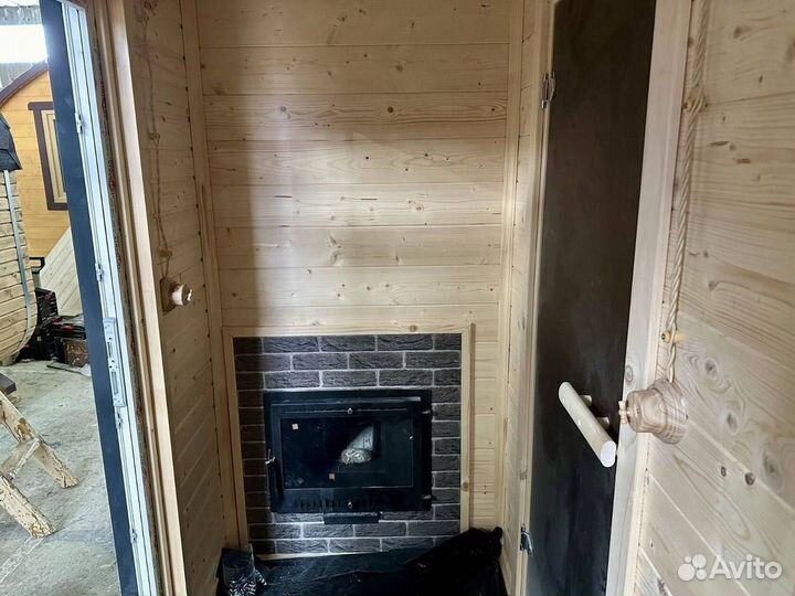 Баня бочка квадро под ключ