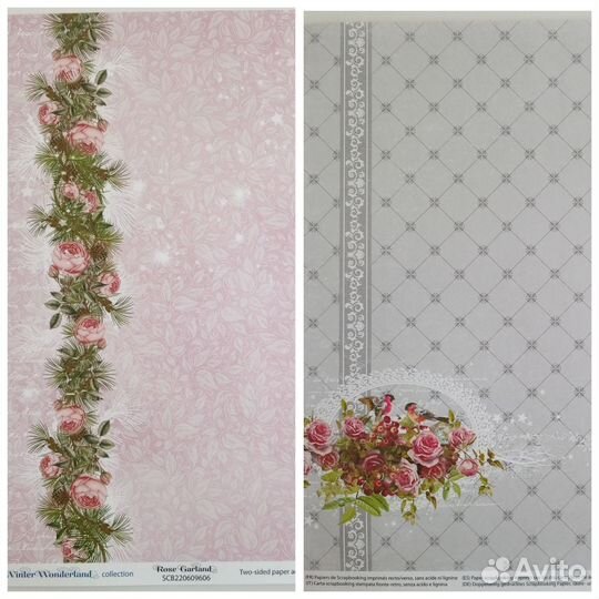 Двусторонняя бумага для скрапбукинга