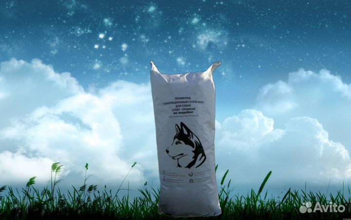 Сухой корм для собак супер-премиум класса Променад