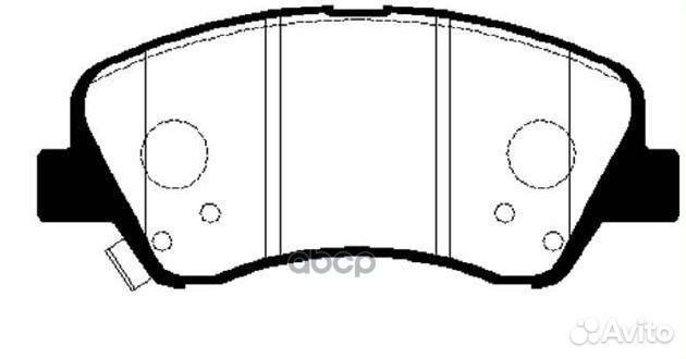 Колодки hyundai solaris (RB)(2010) /KIA RIO (UB