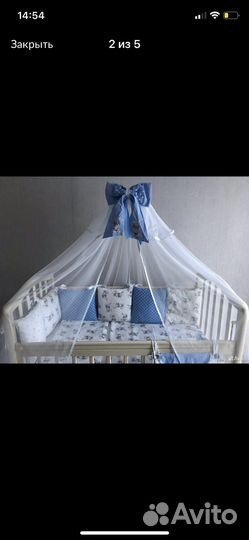 Бортики в детскую кроватку