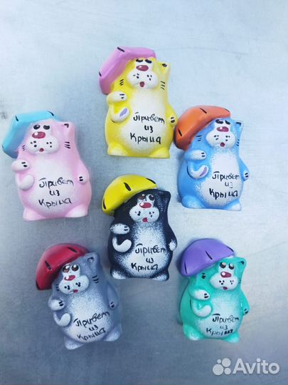 Коты-магниты сувениры