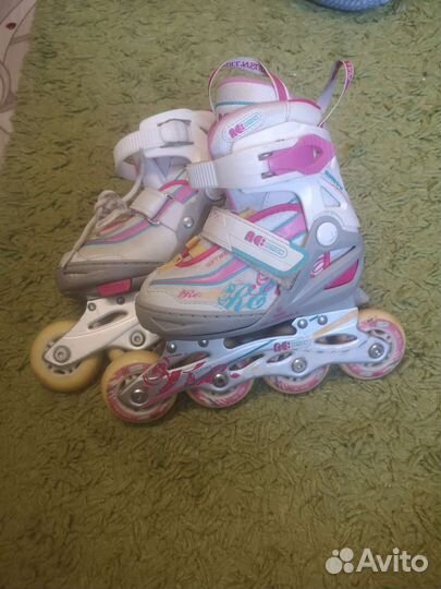 Роликовые коньки детские раздвижные