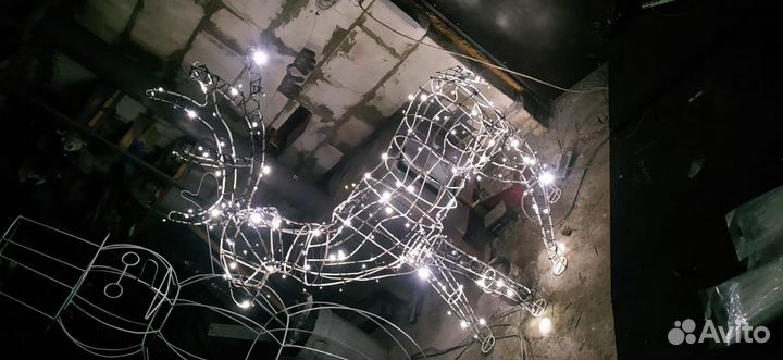 Новогодние световые фигуры