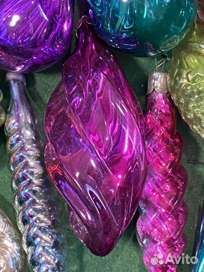 Елочные игрушки СССР Льдинки Лот 340