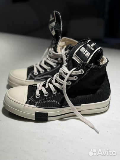 Кеды converse x rick owens drkshdw