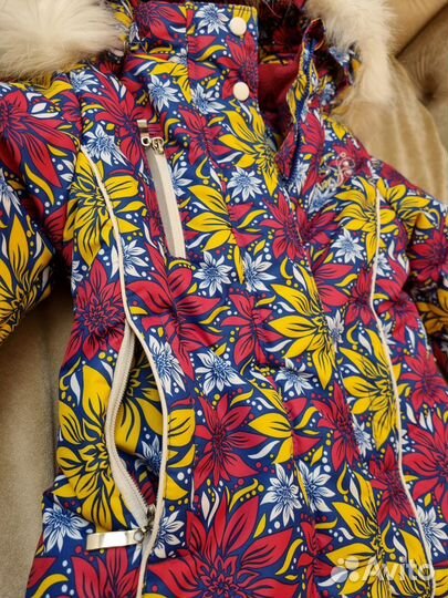 Костюм зимний тёплый непромокаемый 116р как новый