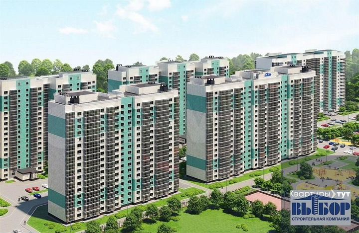 2-к. квартира, 55,7 м², 14/17 эт.