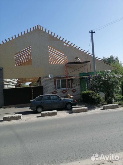 Монтаж кровли, кровельщик, плотник
