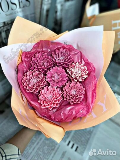 Букет из шоколадных цветов / съедобный букет