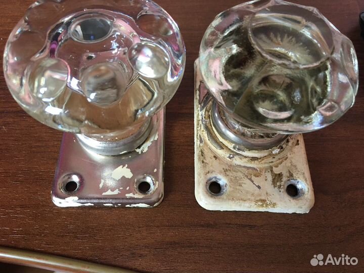 Винтаж.Ручка стеклянная СССР