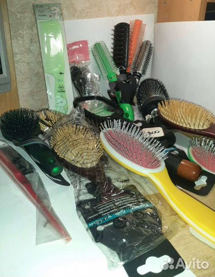 Бигуди, расчёски, ободки