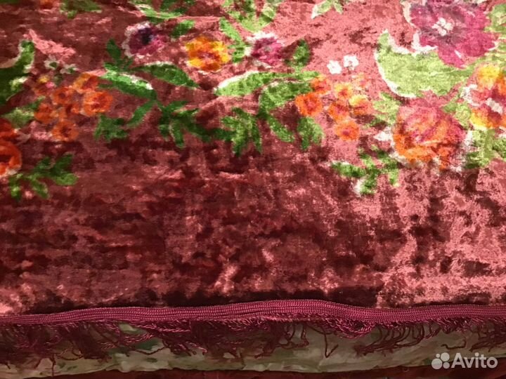 Скатерть и покрывало плюш из СССР