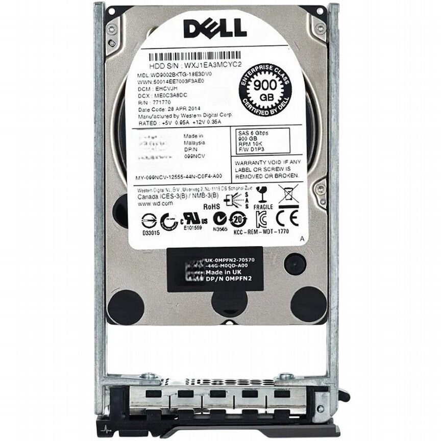 [099NCV] Жесткий Диск Dell 99ncv 900gb Sas 2,5" 099ncv