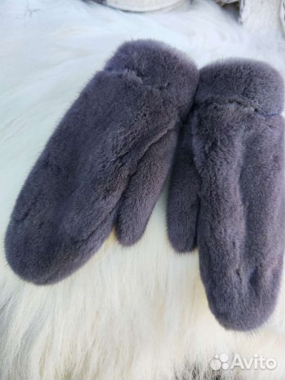 Норковые варежки