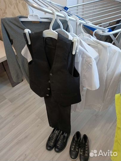 Большой пакет одежды для мальчика 128-134