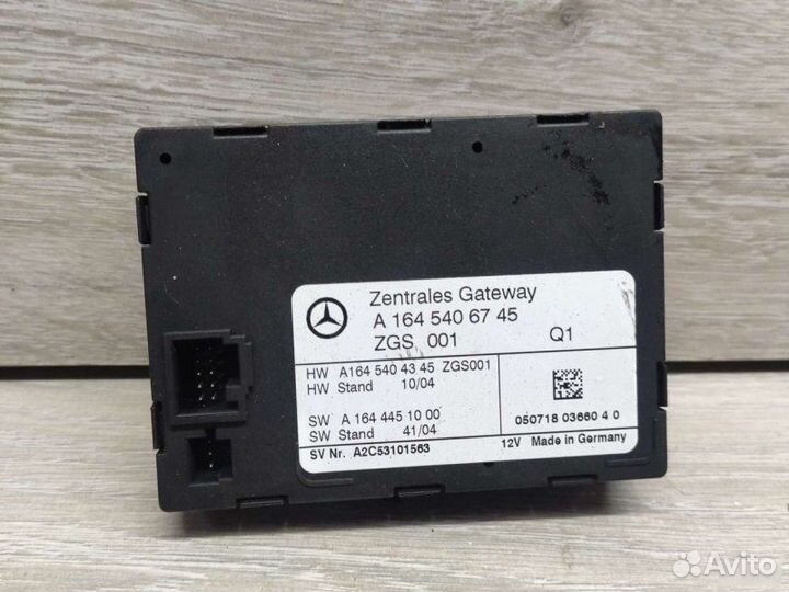 Блок ZGS Mercedes M W164