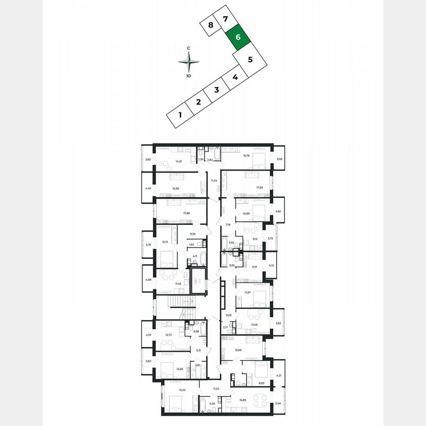 1-к. квартира, 40,2 м², 5/8 эт.
