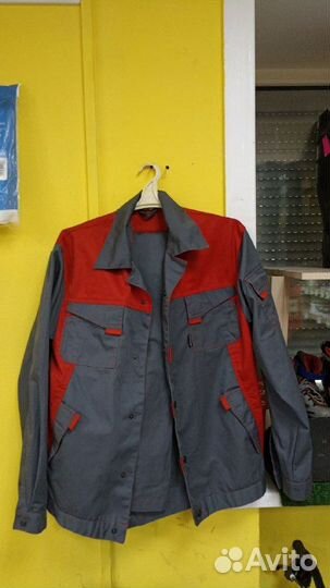 Спец одежда красно-серая