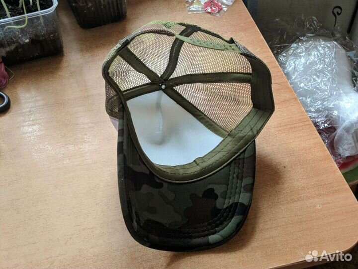 Бейсболка Trucker с сеткой хаки камуфляж до 62 р