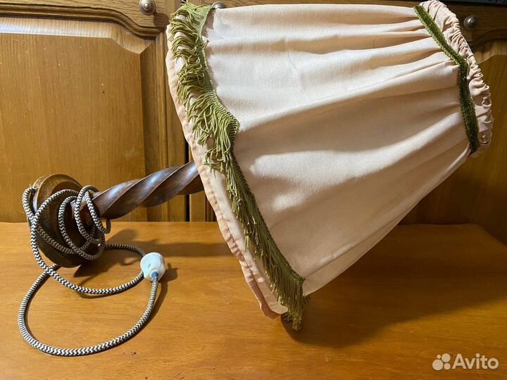 Настольная лампа, торшер, абажур винтаж