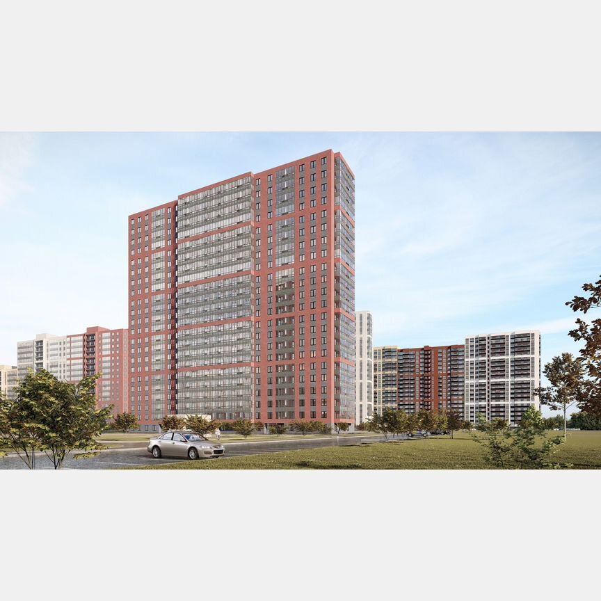 Квартира-студия, 23,9 м², 20/22 эт.