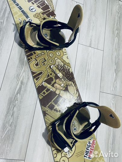 Сноуборд комплект Black Fire 154 + крепления