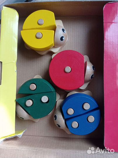 Развивающие деревянные игрушки